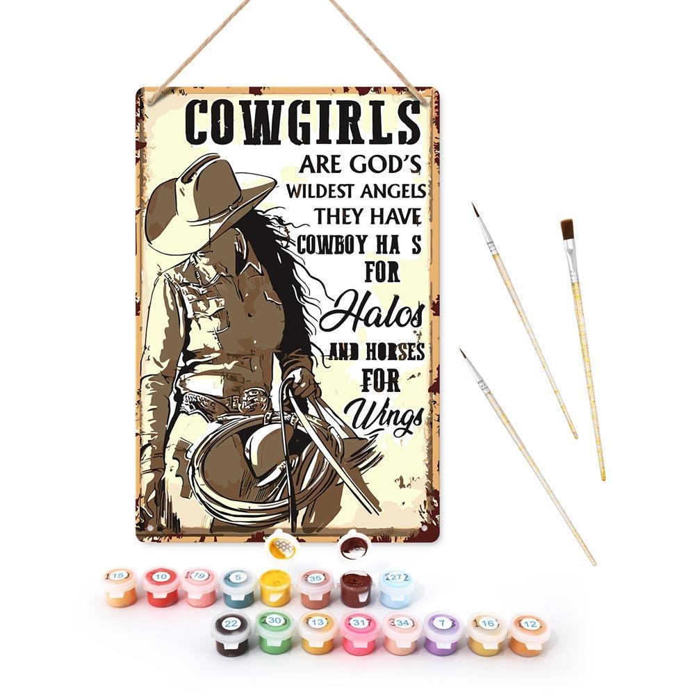 Paint by Numbers – Western Bar Art | Cowgirl Angels
