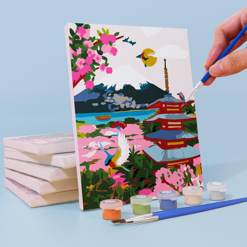 Paint by Numbers – 6 Mini Paintings | Mediterranean Set