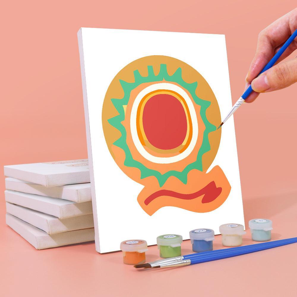 Paint by Numbers – Alphabet Painting Kit | Gingerbread Holiday Letters A–Z