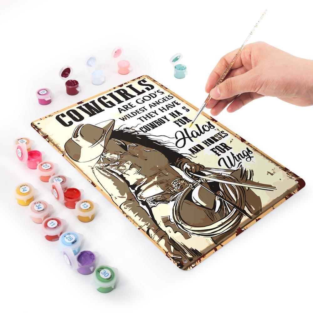 Paint by Numbers – Western Bar Art | Cowgirl Angels