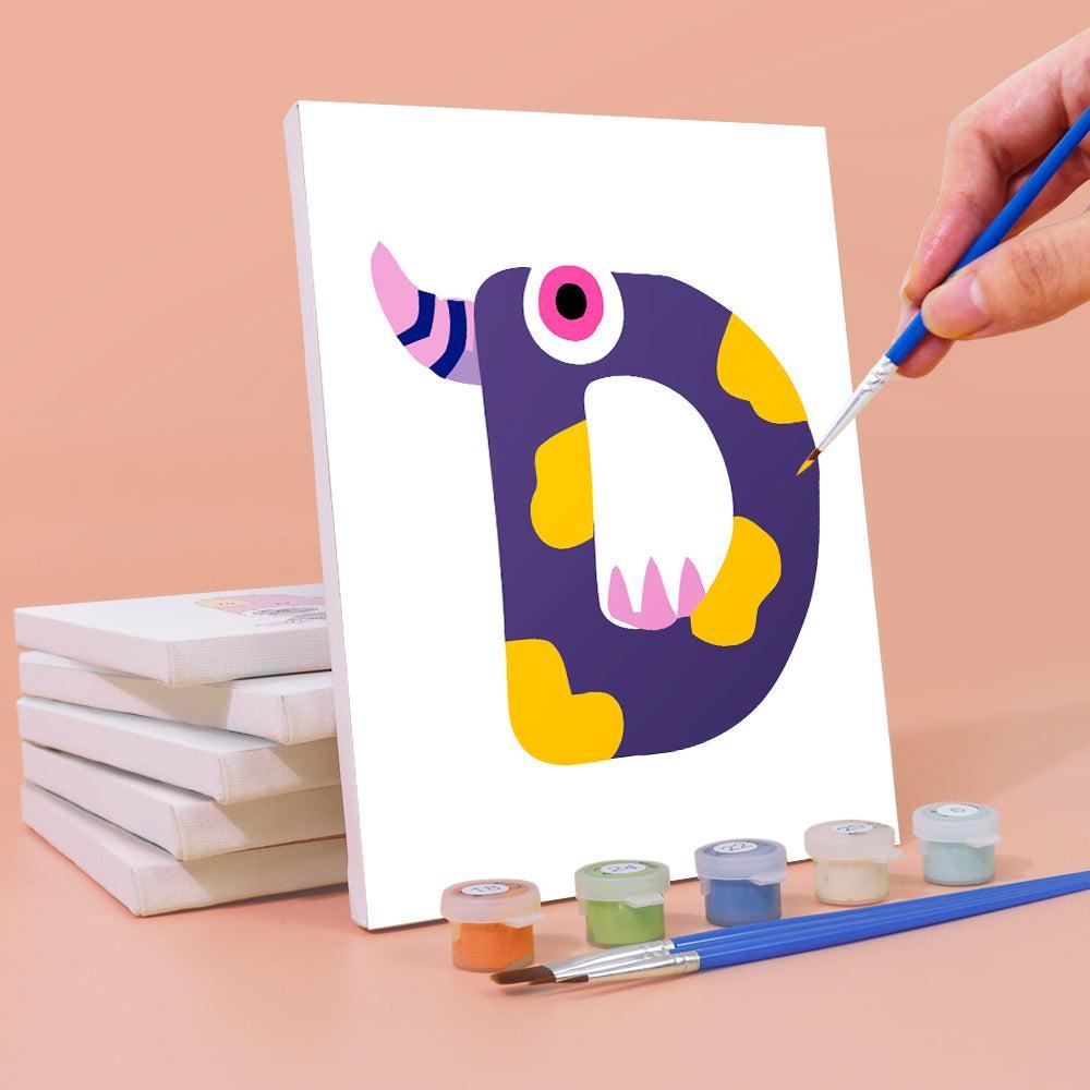 Paint by Numbers – Alphabet Painting Kit | Color Pop Monster Letters A–Z