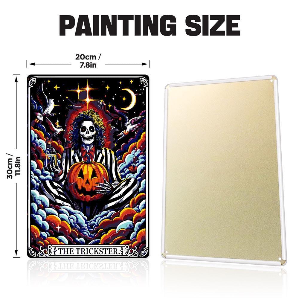 Paint by Numbers – Halloween Skeleton Art | The Trickster Moon