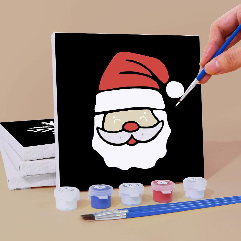 Paint by Numbers – 4 Mini Paintings | Christmas Edition
