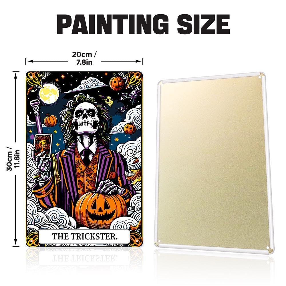 Paint by Numbers – Halloween Skeleton Art | The Trickster Night