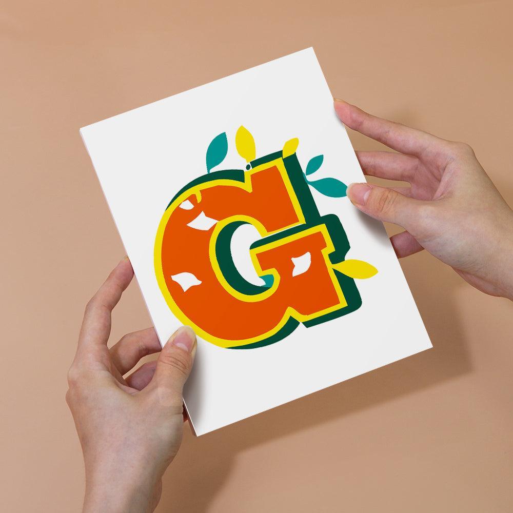 Paint by Numbers – Alphabet Painting Kit | Citrus Garden Letters A–Z