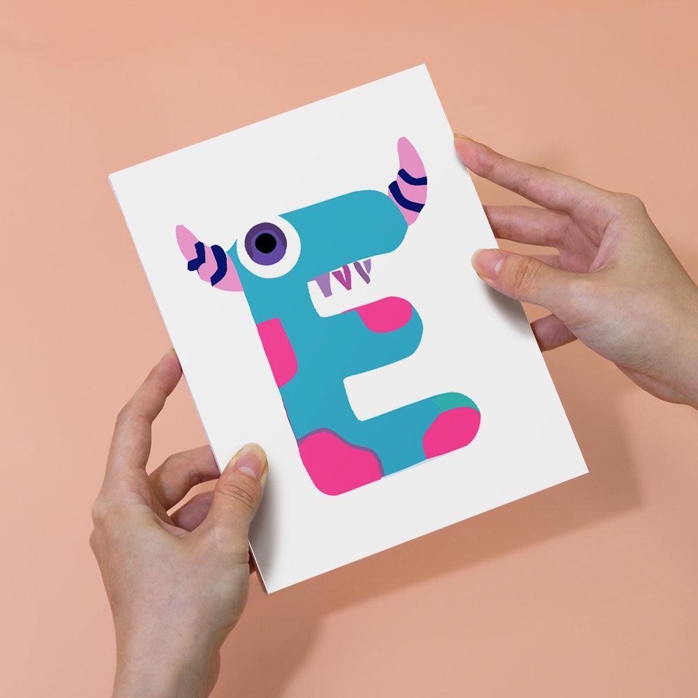 Paint by Numbers – Alphabet Painting Kit | Color Pop Monster Letters A–Z