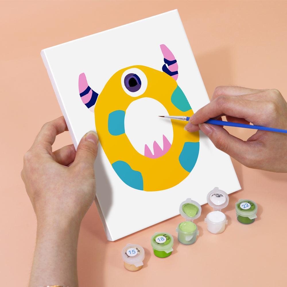 Paint by Numbers – Alphabet Painting Kit | Color Pop Monster Letters A–Z