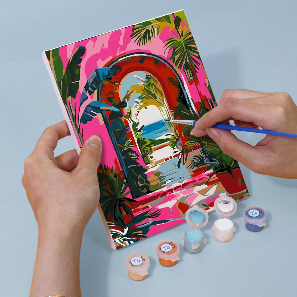 Paint by Numbers – 6 Mini Paintings | Mediterranean Set