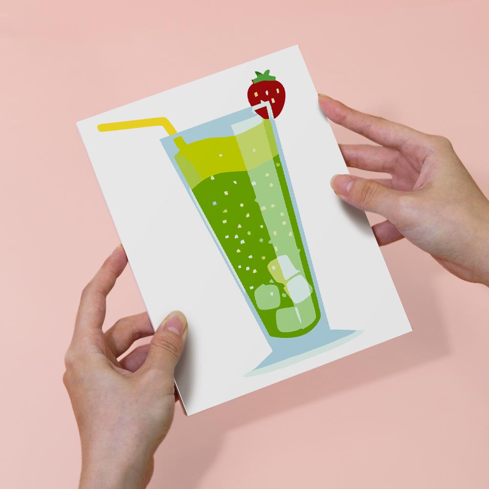 Paint by Numbers – 6 Mini Paintings | Colorful Sparkling Drinks Set