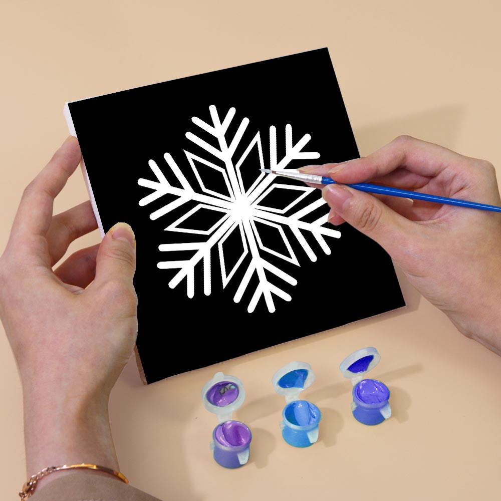 Paint by Numbers – 4 Mini Paintings | Christmas Edition