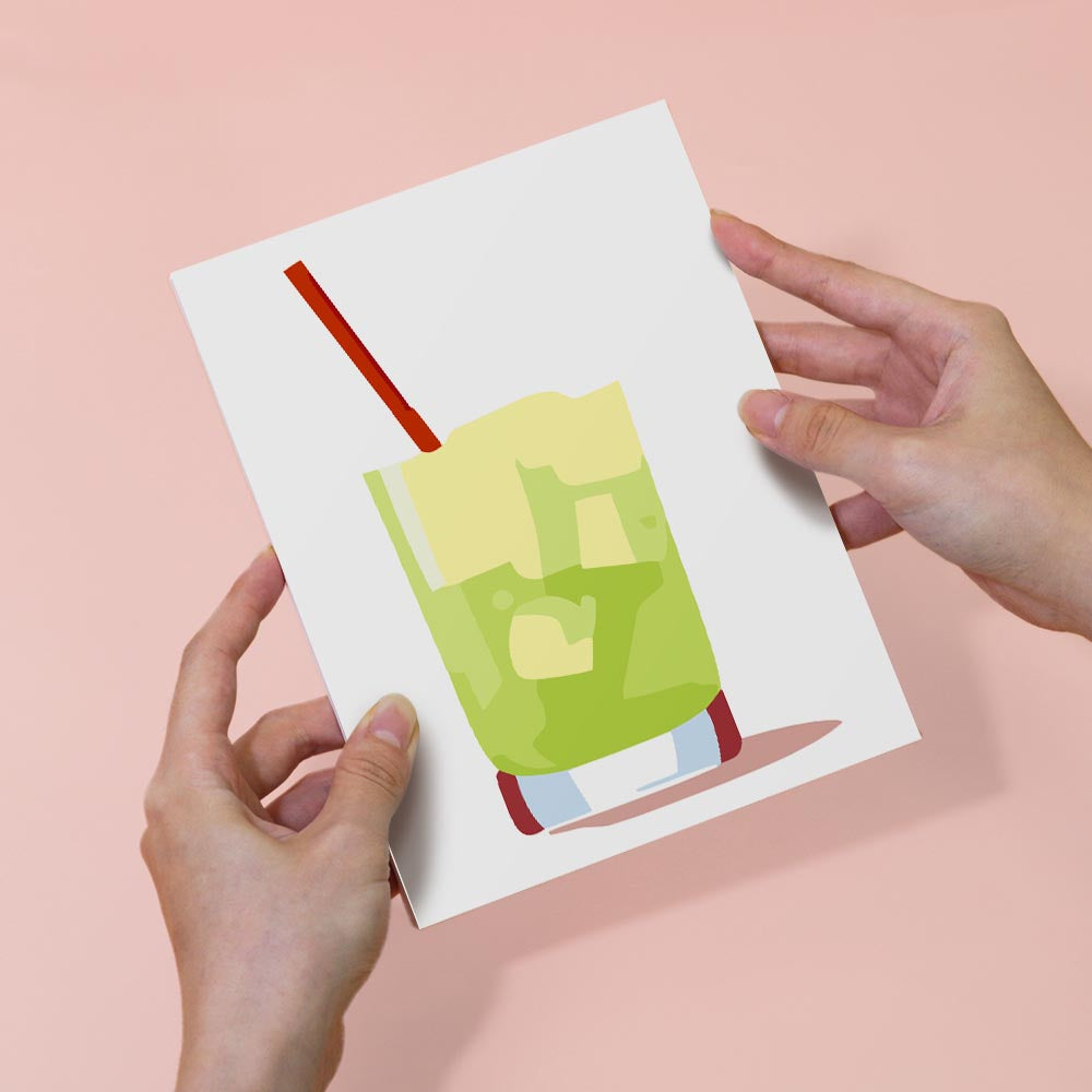 Paint by Numbers – 6 Mini Paintings | Minimalist Cocktail Glasses Set