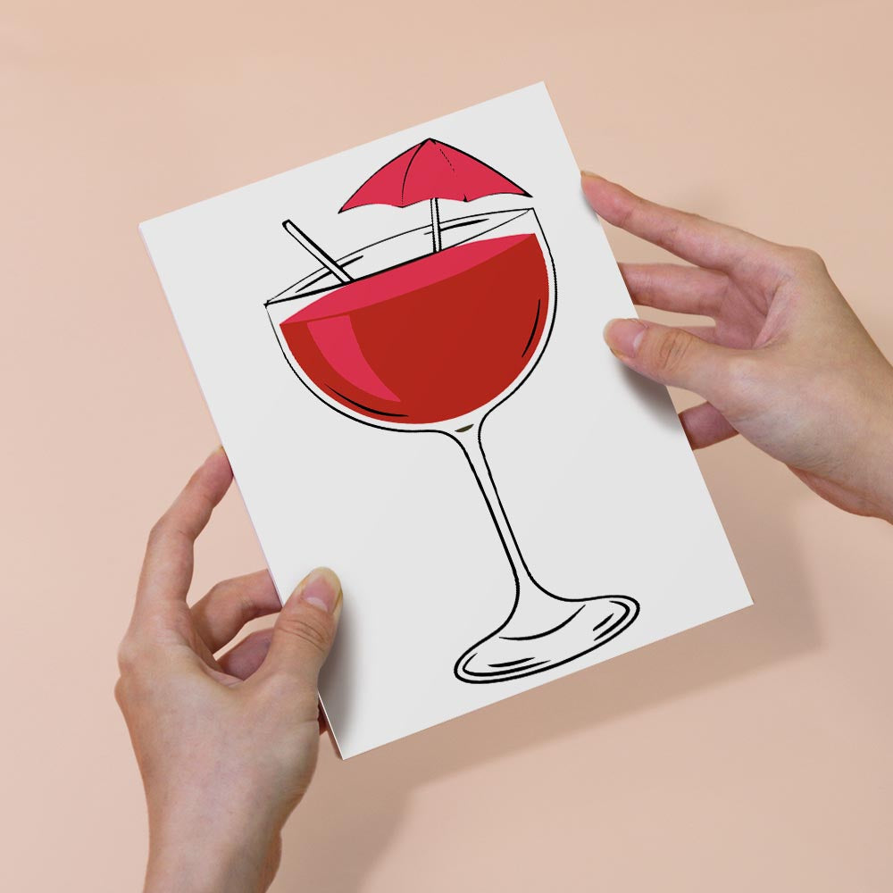 Paint by Numbers – 6 Mini Paintings | Classic Cocktail Glasses Set