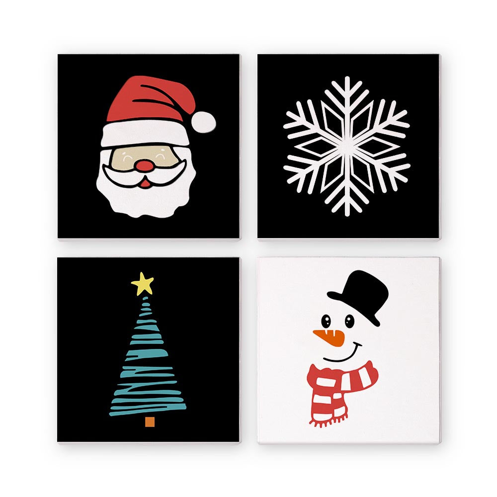 Paint by Numbers – 4 Mini Paintings | Christmas Edition