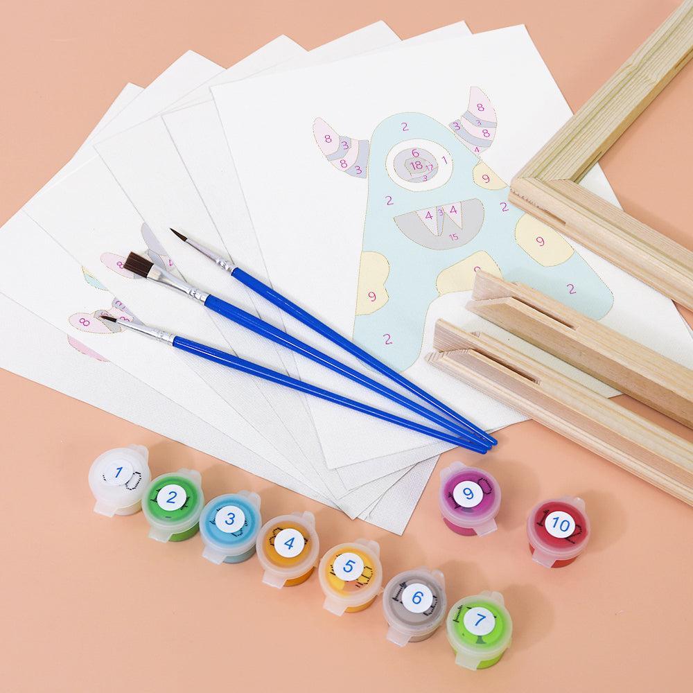Paint by Numbers – Alphabet Painting Kit | Color Pop Monster Letters A–Z