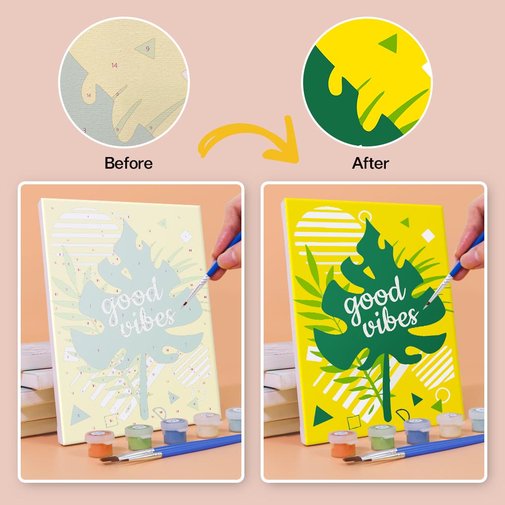 Paint by Numbers – 6 Mini Paintings | Summer Vibes & Ice Cream Set
