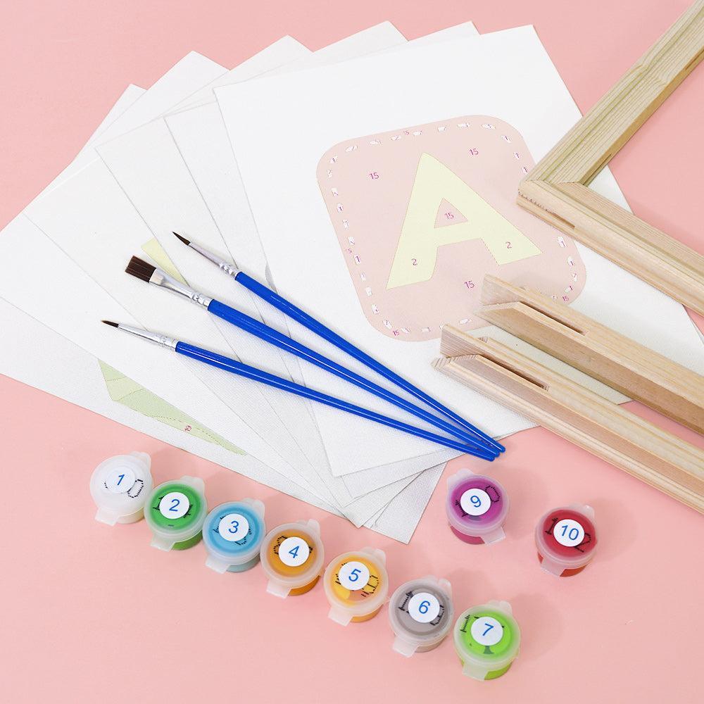 Paint by Numbers β Alphabet Painting Kit | A to Z Color Pop Letters