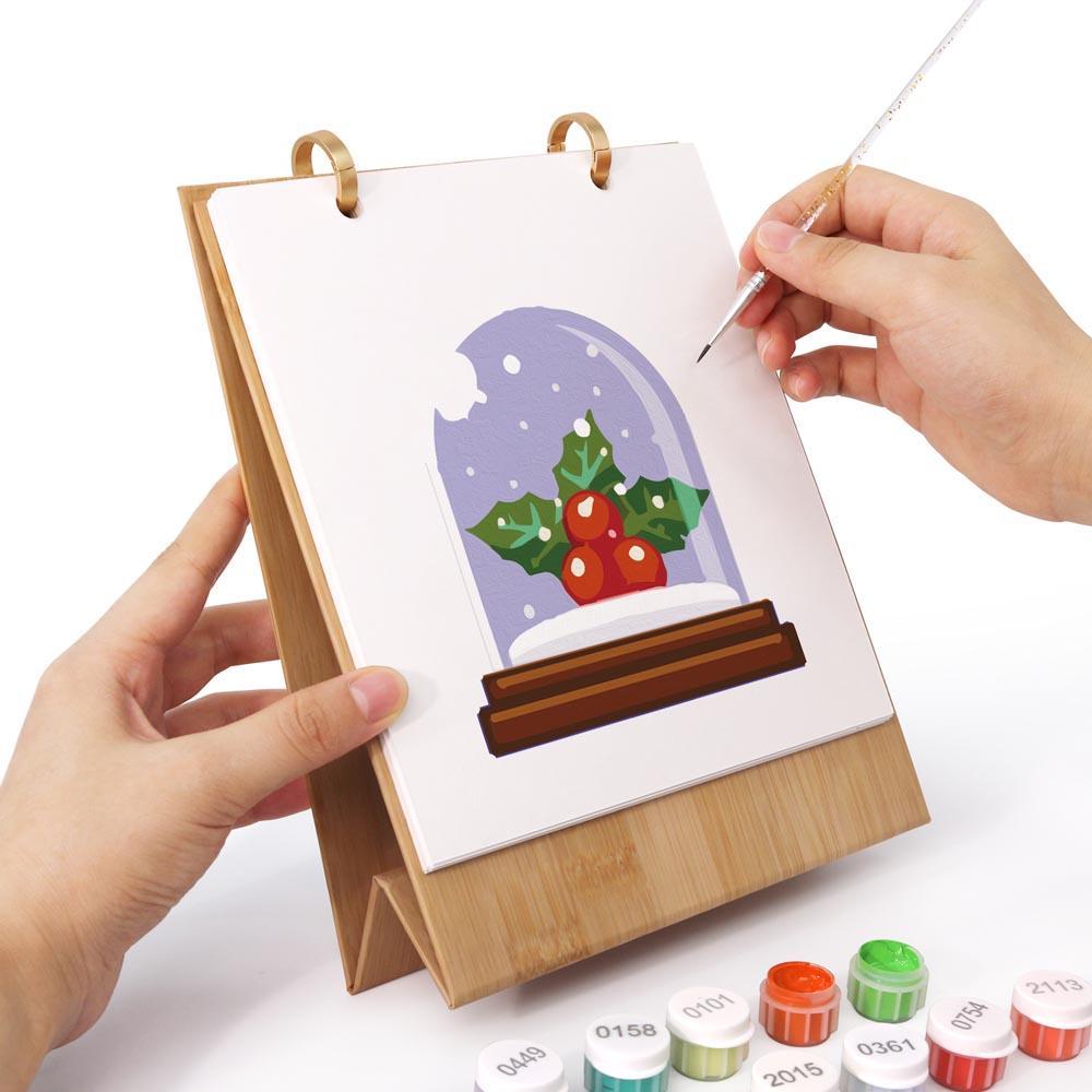 Paint by Numbers - 2026 Desk Calendar - Christmas Joy