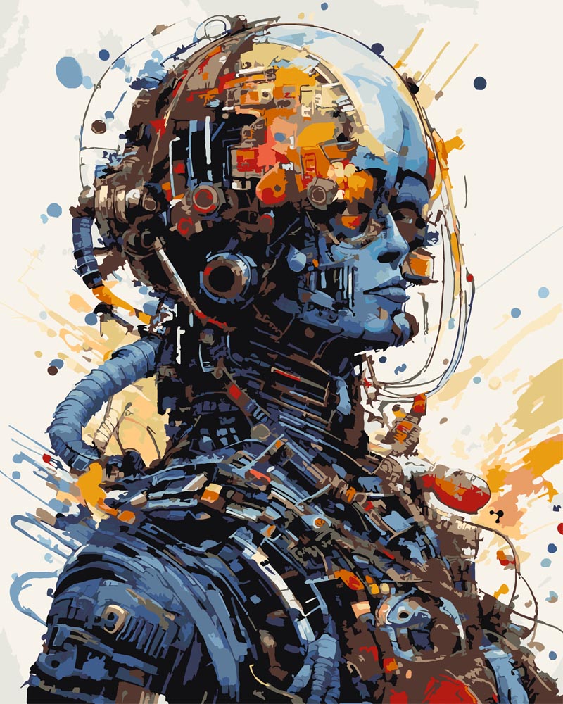 Paint By Numbers - Android C 067 - by Guenter Puschmann