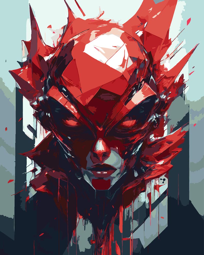 Paint By Numbers - Comic Series A 0115 - by Guenter Puschmann