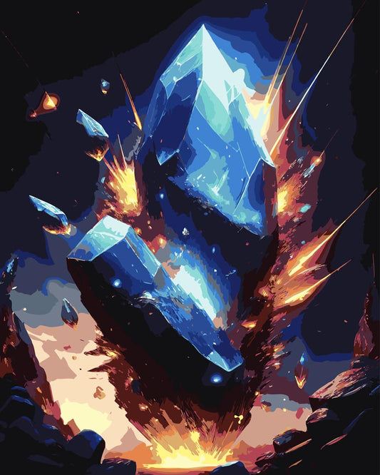 Paint By Numbers - Kristall A 0233 - by Guenter Puschmann