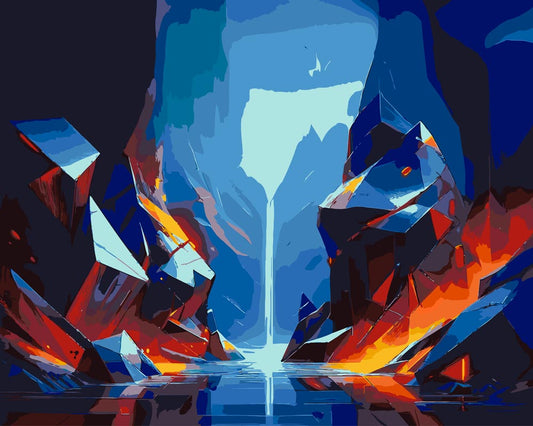 Paint By Numbers - Landscape B 0025 - by Guenter Puschmann