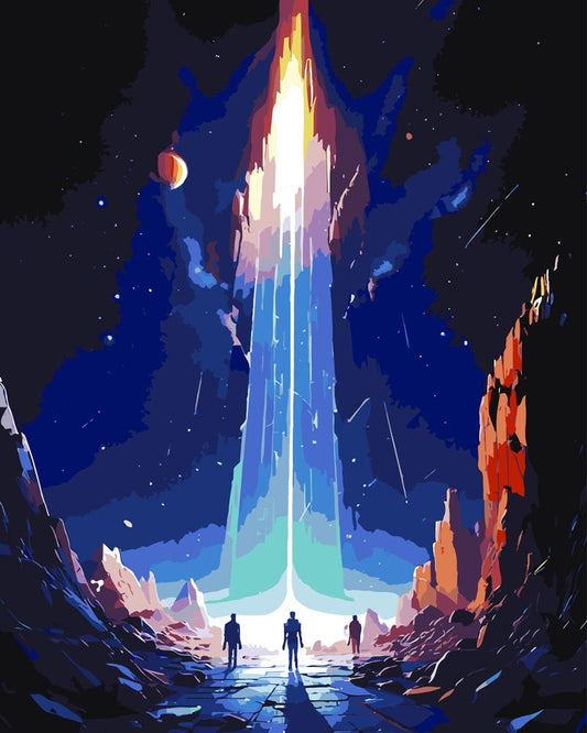 Paint By Numbers - Landscape B 0036 - by Guenter Puschmann