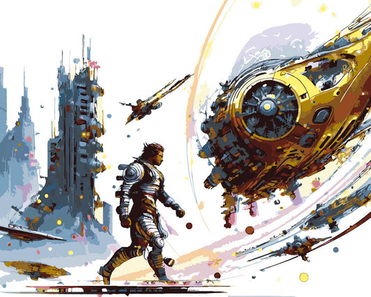 Paint By Numbers - Landscape B 0191 - by Guenter Puschmann