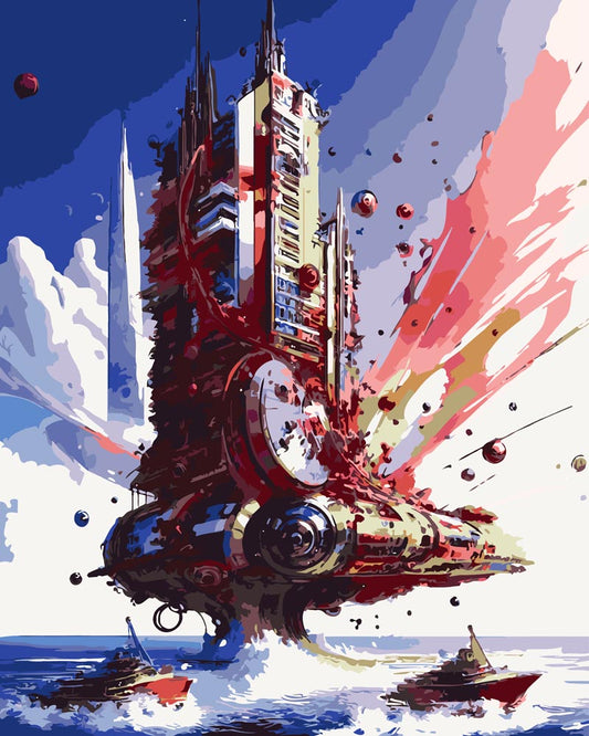 Paint By Numbers - Landscape B 0195 - by Guenter Puschmann