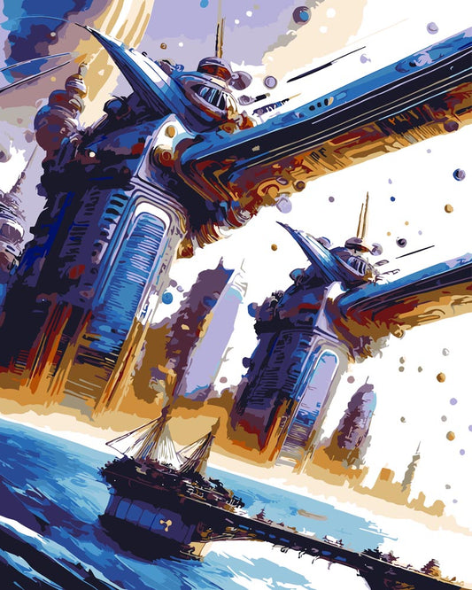 Paint By Numbers - Landscape B 0202 - by Guenter Puschmann