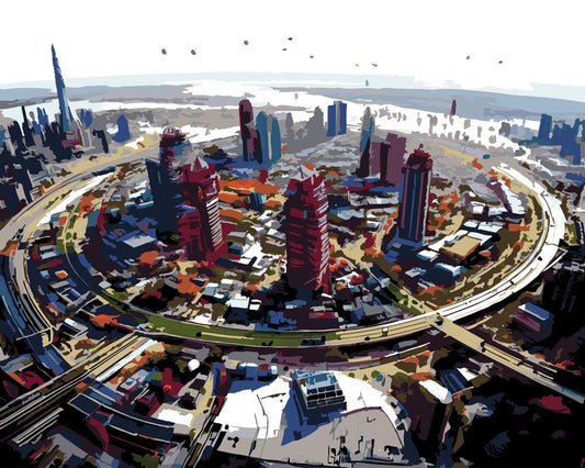 Paint By Numbers - Landscape D 0301 - by Guenter Puschmann