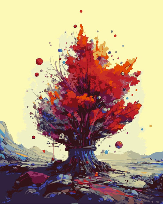 Paint By Numbers - Landscape D 055 - by Guenter Puschmann