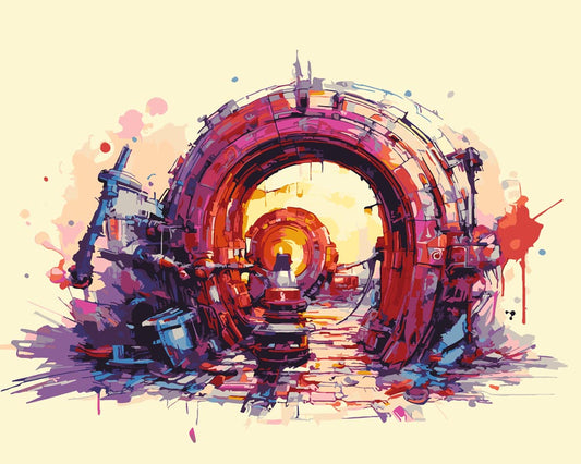 Paint By Numbers - Portal 021 - by Guenter Puschmann