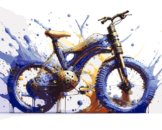 Paint By Numbers - Techno Series A 345 - by Guenter Puschmann