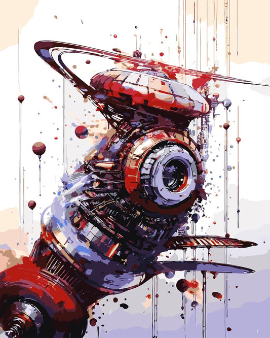 Paint By Numbers - Techno Series A 381 - by Guenter Puschmann