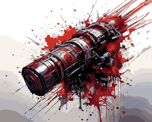 Paint By Numbers - Techno Series C 00711 - by Guenter Puschmann