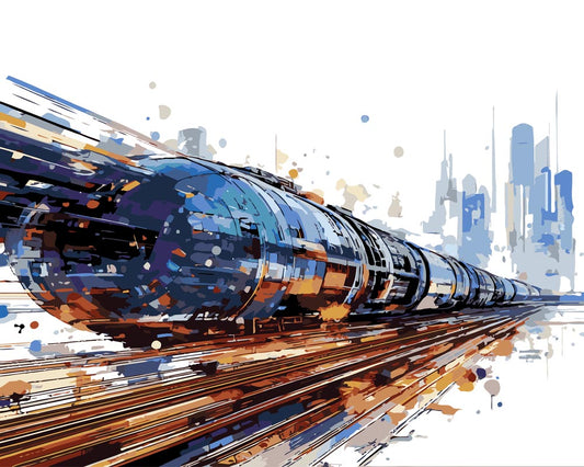 Paint By Numbers - Transport 001 - by Guenter Puschmann