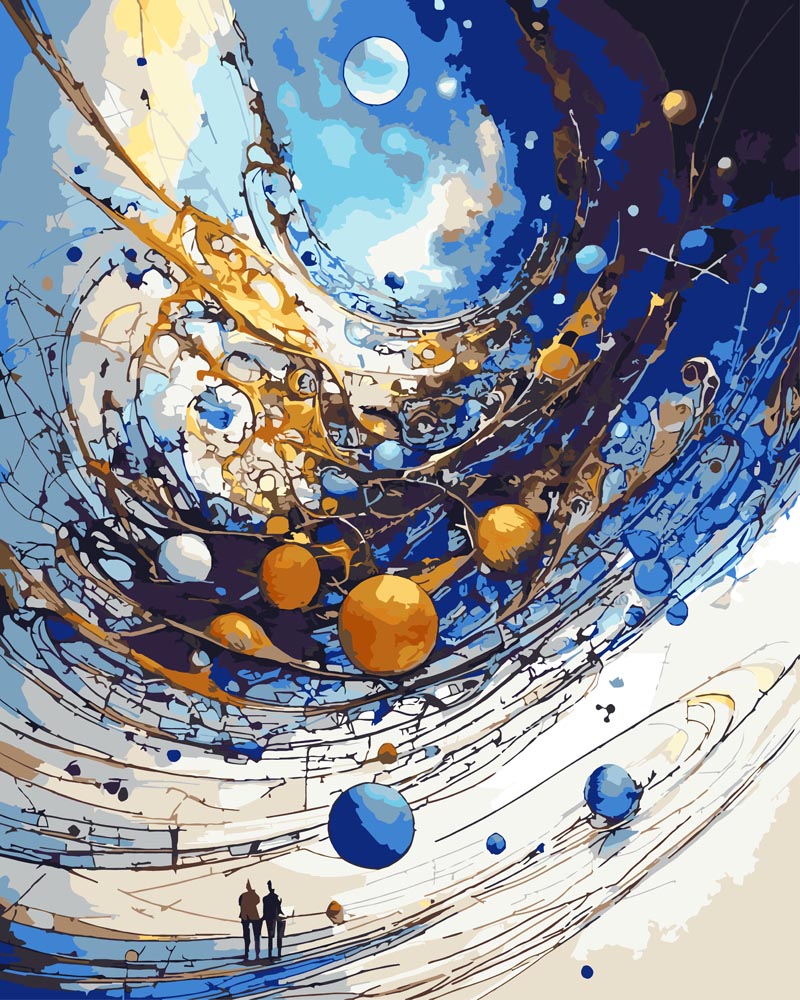 Paint By Numbers - Untitled 008 - by Guenter Puschmann