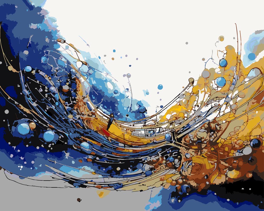 Paint By Numbers - Untitled 009 - by Guenter Puschmann