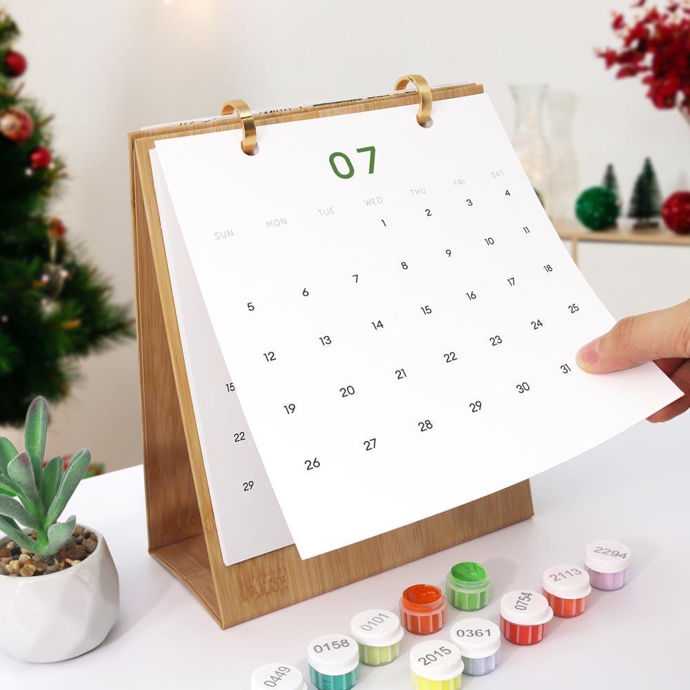 Paint by Numbers - 2026 Desk Calendar - Christmas Joy