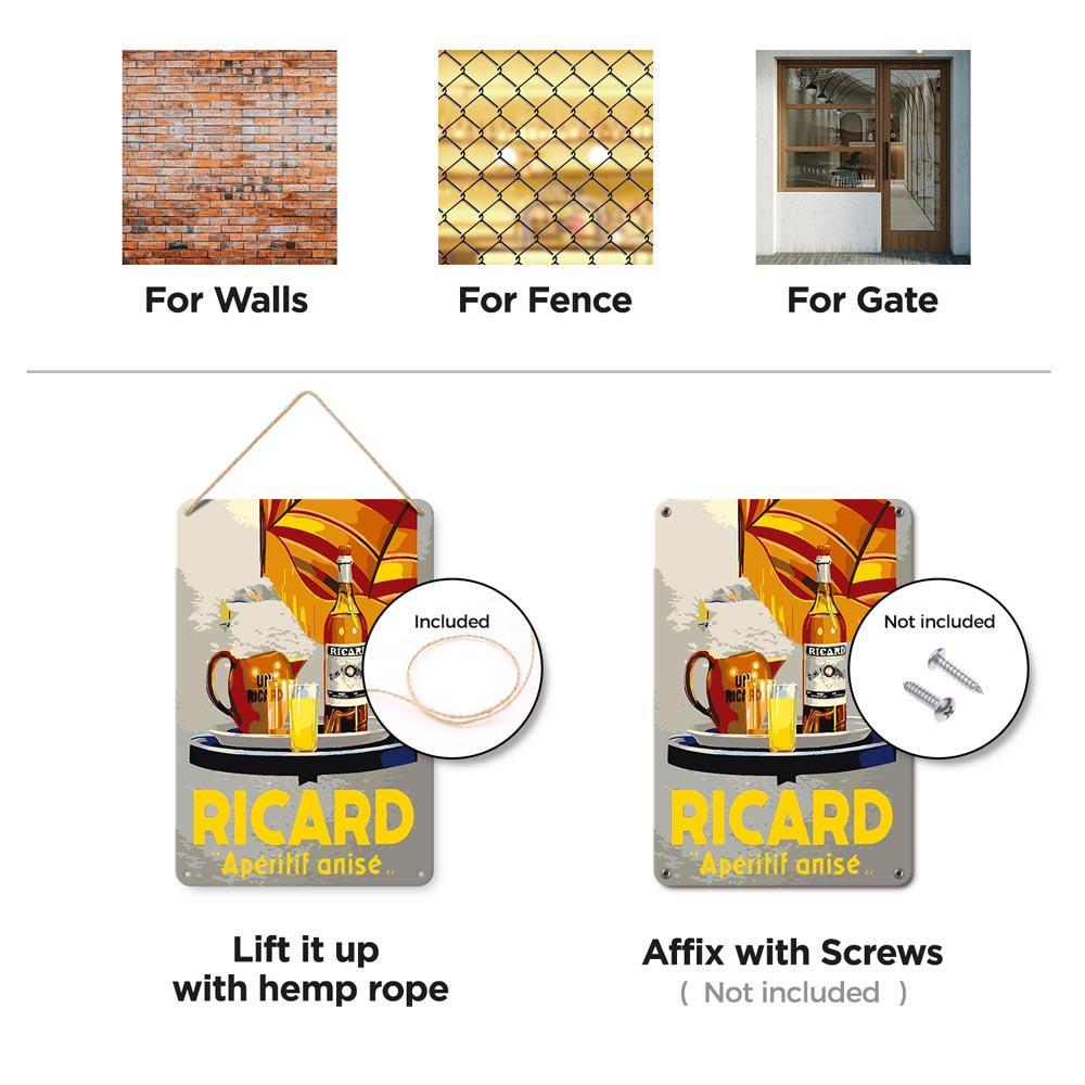 Paint by Numbers – Vintage Metal Bar Art | Ricard Apéritif