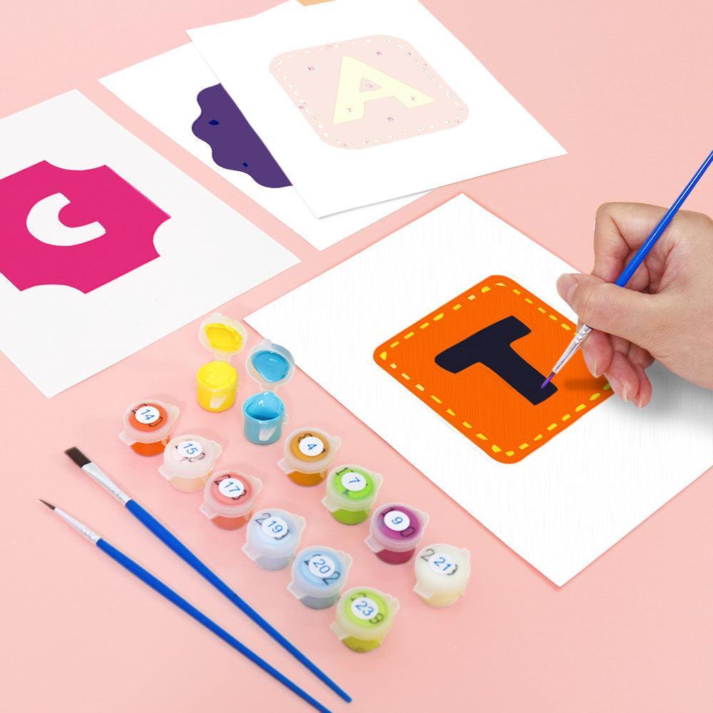 Paint by Numbers β Alphabet Painting Kit | A to Z Color Pop Letters