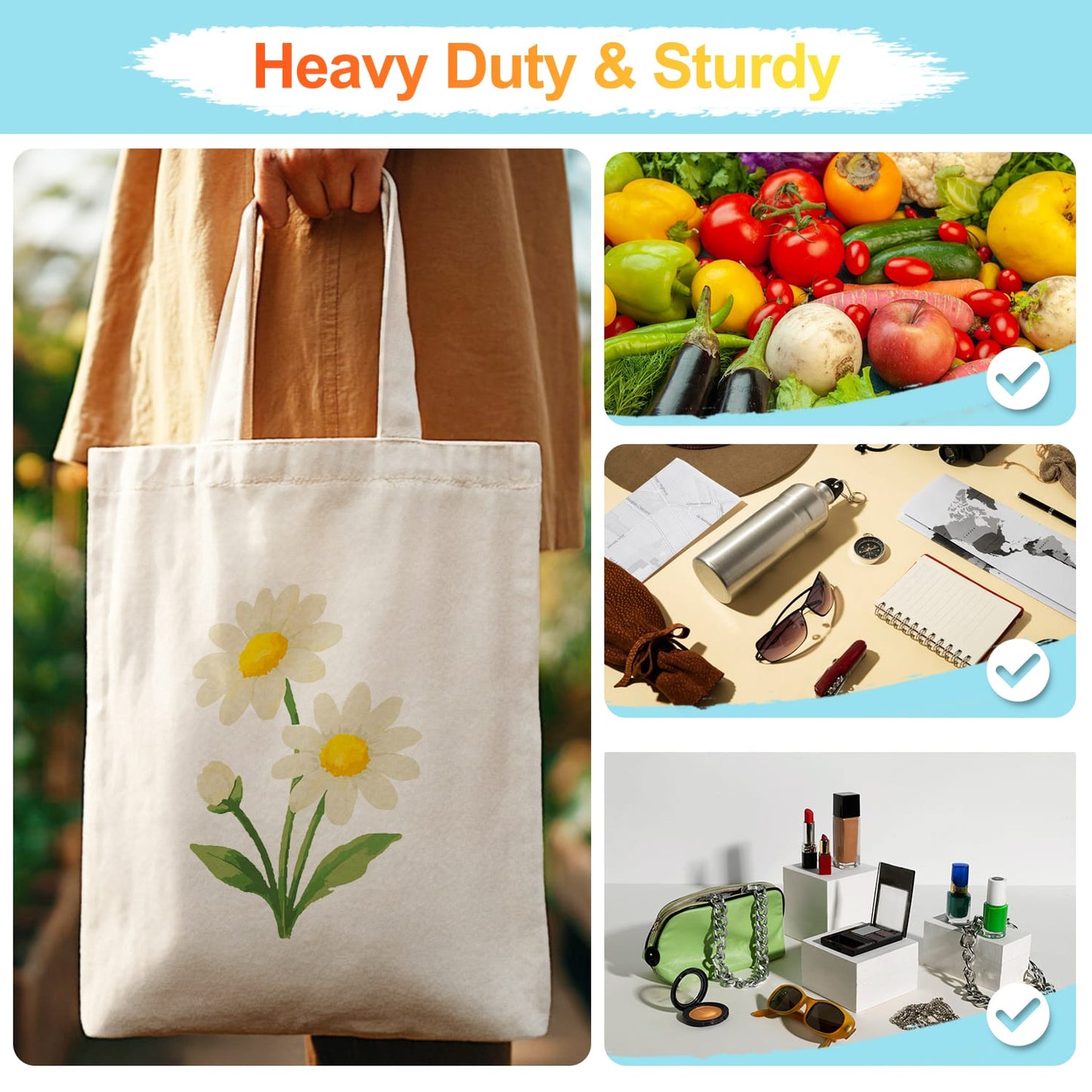 Paint by Numbers – DIY Totebag | Daisy Delight