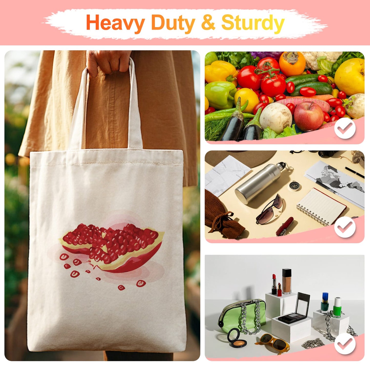 Paint by Numbers - DIY Totebag | Pomegranate Splash