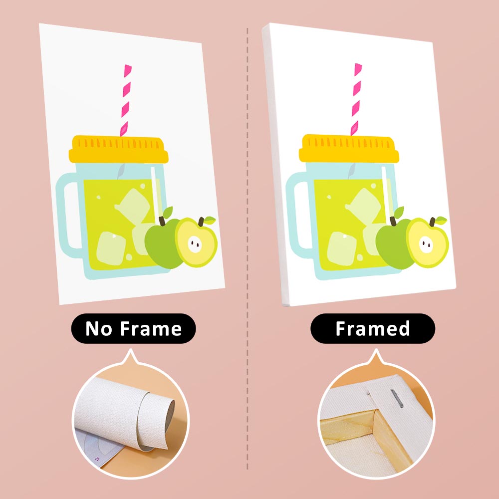 Paint by Numbers – 6 Mini Paintings | Cute Fruit Juice Mugs Set