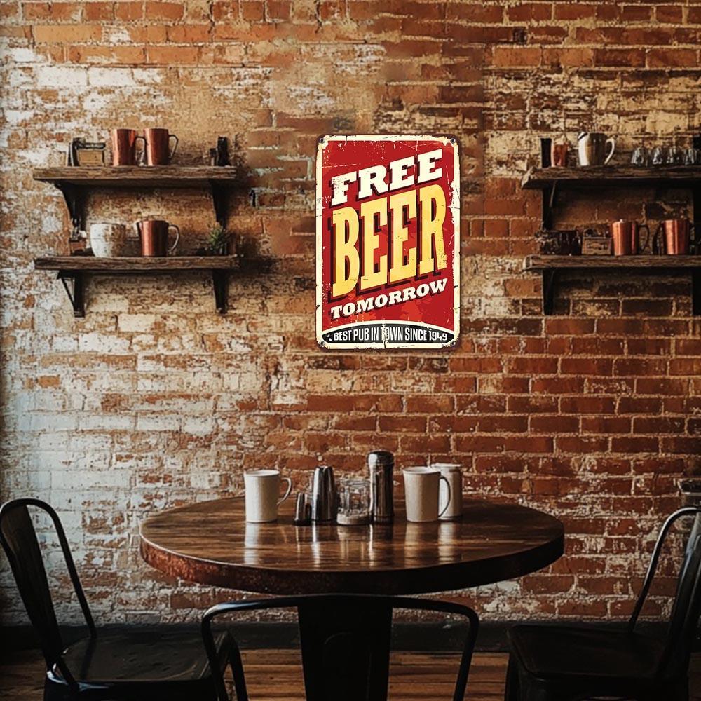 Paint by Numbers – Vintage Metal Bar Art | Free Beer Tomorrow