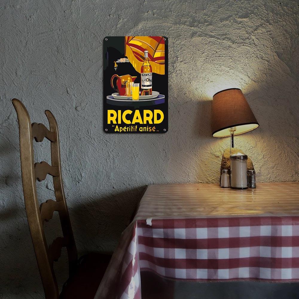 Paint by Numbers – Vintage Bar Wall Art | Ricard Apéritif Anisé (Night Version)