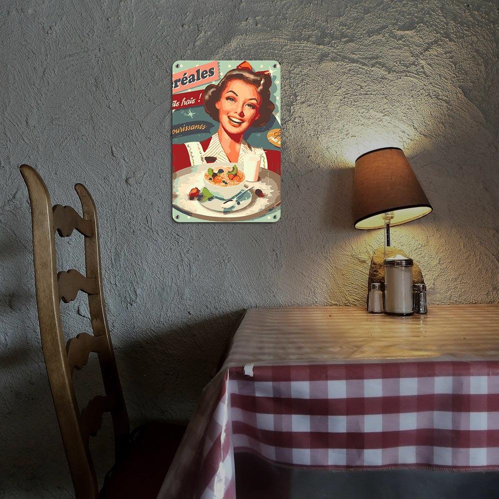 Paint by Numbers – Vintage Metal Bar Art | French Breakfast