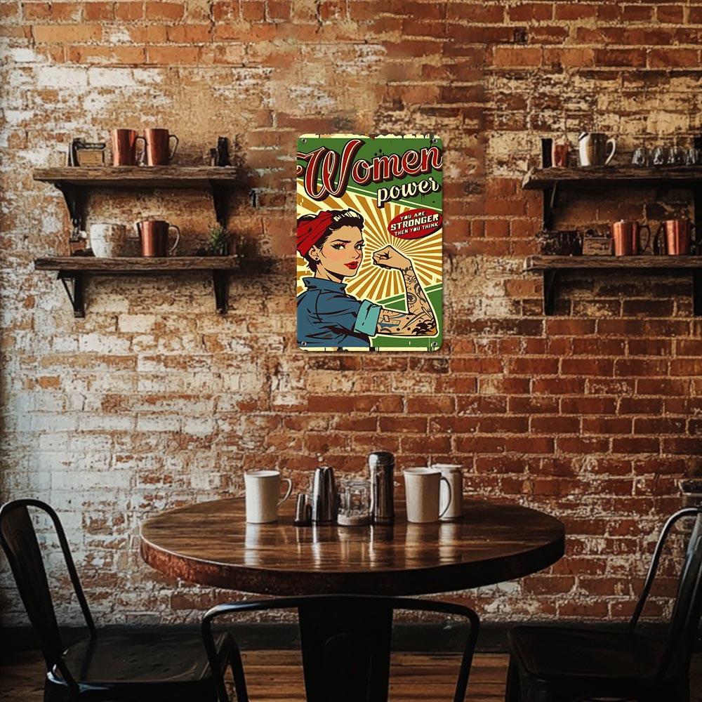Paint by Numbers – Vintage Metal Wall Art | Women Power