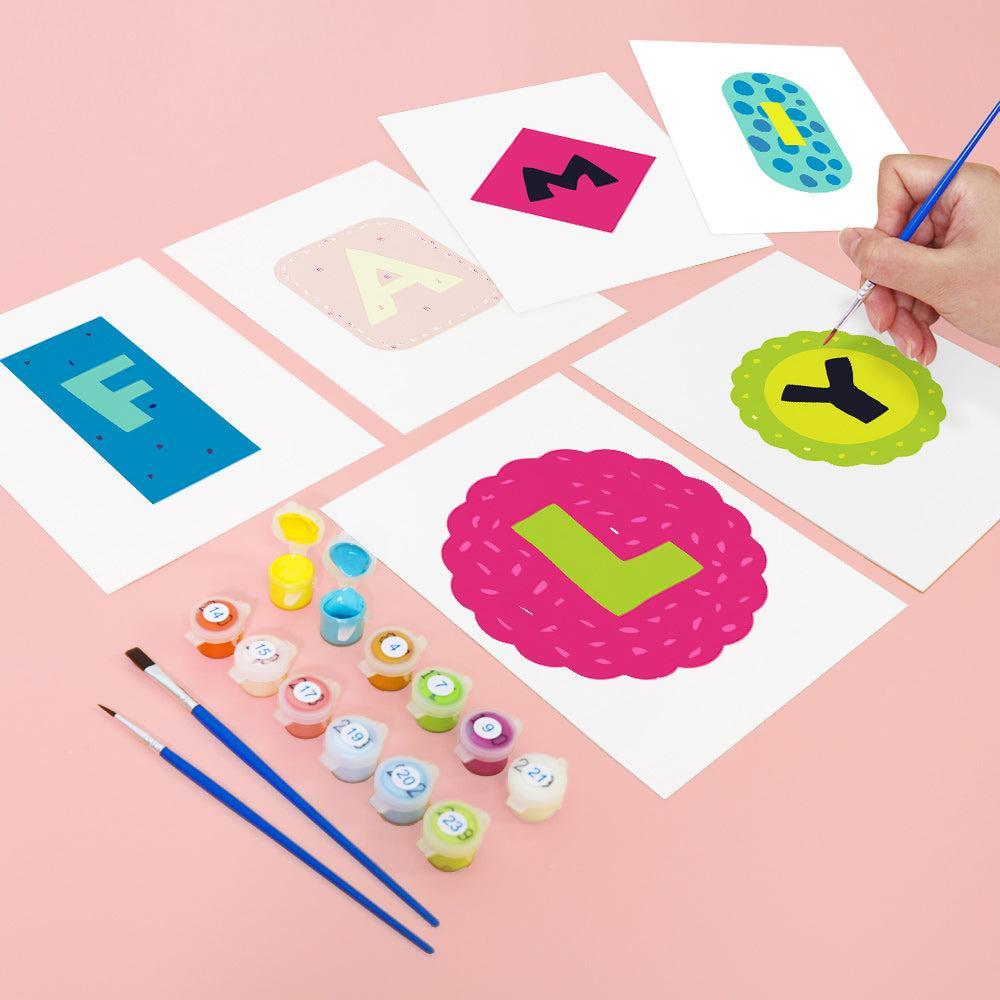 Paint by Numbers β Alphabet Painting Kit | A to Z Color Pop Letters