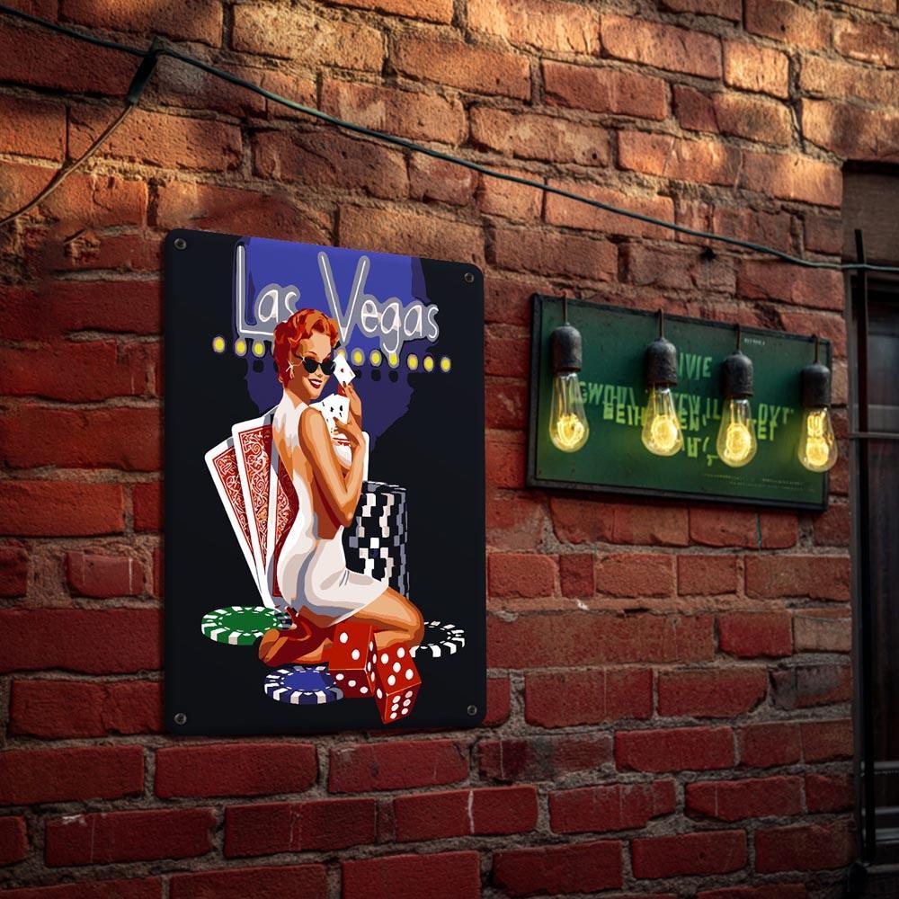 Paint by Numbers – Vintage Casino Art | Las Vegas Lady